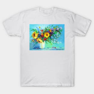 Bouquet of summer flowers T-Shirt